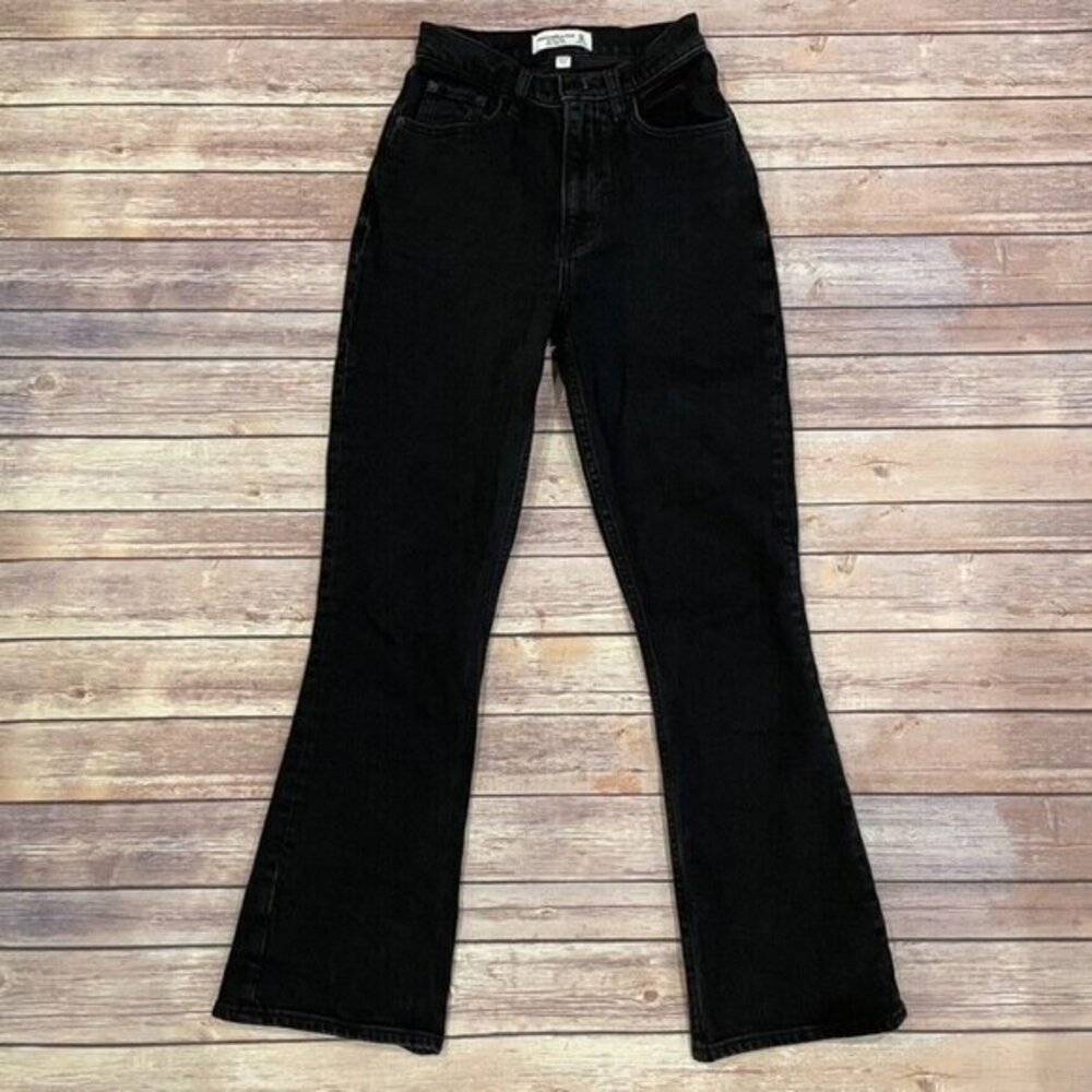 Abercrombie & Fitch Kick Flare Ultra High Rise Jeans Curve Love Long